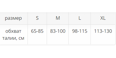 Противорадикулитный бандаж ПРР-02 Экотен, мягкая фиксация купить в OrtoMir24